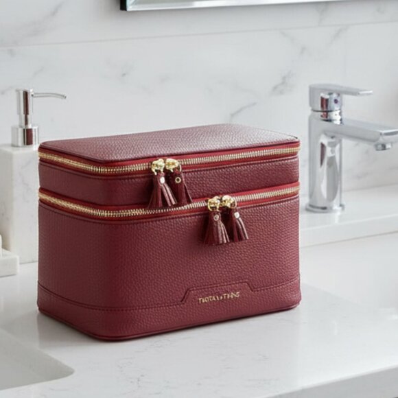 Tartan + Twine Pebble Double Zip Case - Picture 1 of 12
